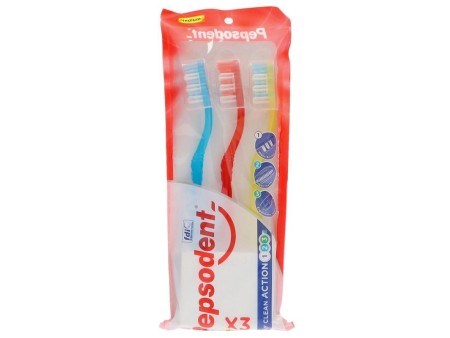 PEPSODENT SPAZZOLINO TRIPLE CLEAN 3PZ MEDIUM