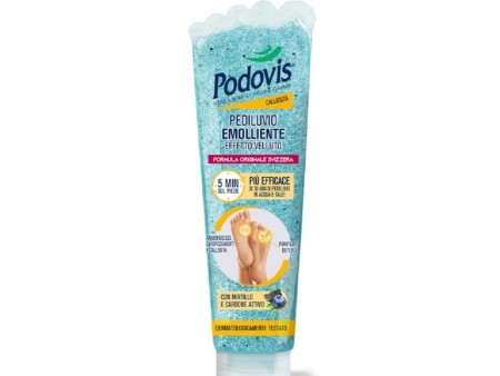 PODOVIS PEDILUVIO GEL EMOLLIENTE EFFETTO VELLUTO MIRTILLO/CARBONE 150