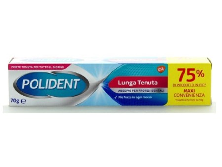 POLIDENT ADESIVO PER PROTESI DENTALI LUNGA TENUTA FORMATO MAXI 70GR