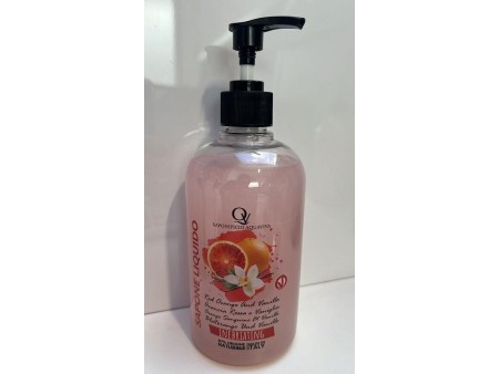 SAPONIFICIO AQUAVIVA SAPONE LIQUIDO MANI ARANCIA ROSSA E VANIGLIA 500M