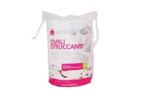 SETABLU QUADROTTI STRUCCANTI PURO COTONE 50PZ