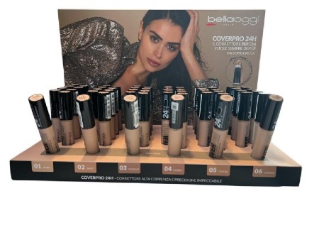 BELLAOGGI EXPO COVERPRO 24H CORRETTORE ALTA COPRENZA 48PZ+TST