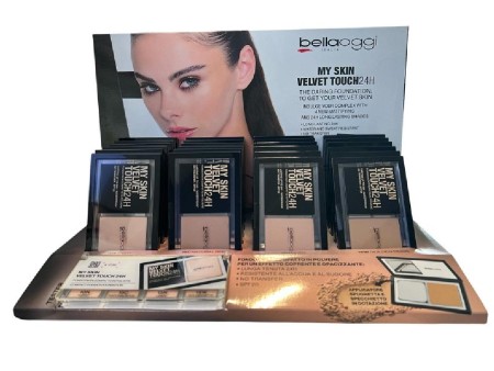 BELLAOGGI EXPO MY SKIN VELVET TOUCH24H FONDOTINTA IN POLVERE 24PZ+TST