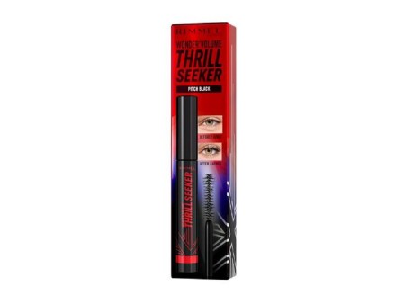 RIMMEL THRILL SEEKER MASCARA PITCH BLACK WONDER VOLUME