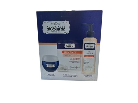 ACQUA ALLE ROSE COFFRET CREMA VISO 50ML+GEL ILLUMINANTE 200ML+MASCHERA