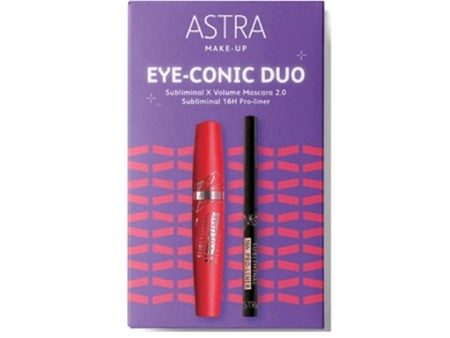ASTRA EYE-CONIC DUO COFFRET MASCARA SUBLIMINAL+PRO-LINER 16H