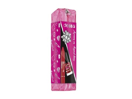 DEBBY COFFRET LIPSTICK LIPCHUBBY N. 3 + SMALTO GEL N. 29 + POCHETTE