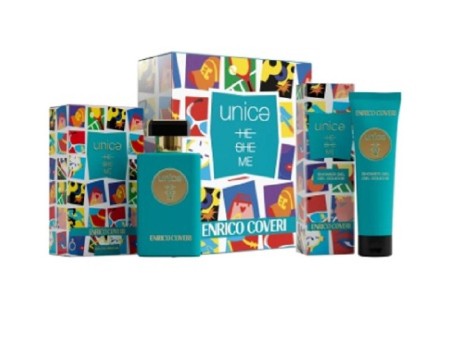ENRICO COVERI UNICA ME COFFRET EDP 100ML + S/G 300ML