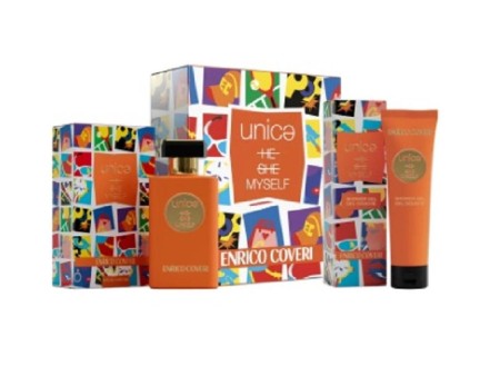 ENRICO COVERI UNICA MYSELF COFFRET EDP 100ML + S/G 300ML
