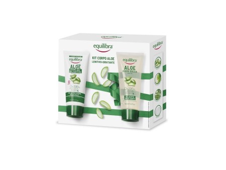 EQUILIBRA KIT CORPO ALOE COFF DERMO ALEO LENITIVO S/G 150ML+B/L 150ML