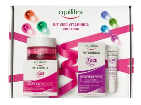 EQUILIBRA KIT VISO VITAMINICA CREMA VISO 50ML+CONTORNO OCCHI 15ML