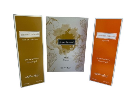 GANDINI ELEMENTI NATURALI COFFRET 2 X S/G 400ML AGRUMI+ZAFFERANO