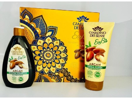GIARDINO DEI SENSI ECO BIO ARGAN COFFRET DOCCIA SHAMPOO 250ML+C/C 200M