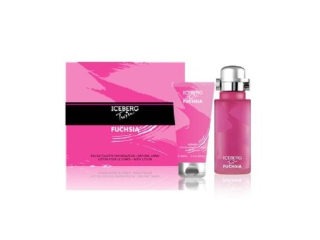 ICEBERG TWICE FUCHSIA FOR HER COFFRET EDT 125 ML VAPO + B/L 100ML