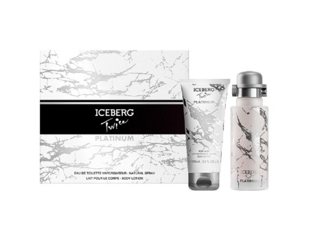 ICEBERG TWICE PLATINUM FOR WOMAN COFFRET EDT 125ML VAPO +B/L 100ML