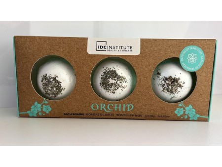 IDC INSTITUTE COFFRET TRIO BOMBE BAGNO ZEN DRIED FLOWERS 3X100 GR