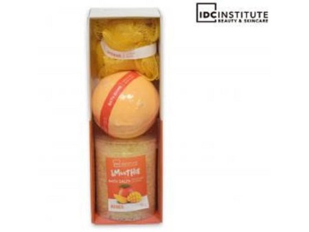 IDC INSTITUTE SCENTED COFF SMOTHIEE SALI 200GR+SAPONE BOMB MANGO