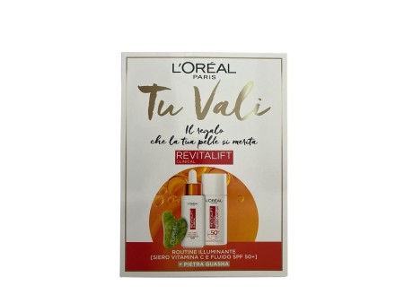 L'OREAL TU VALI REVITALIFT CLINICAL COFFRET SIERO+FLUIDO+PIETRA GUASHA
