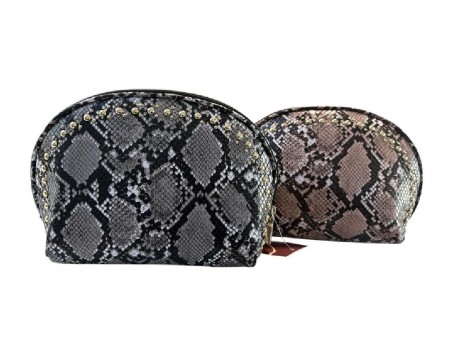 LE KIKKE BEAUTY OVALE PITONATO CON BORCHIE ORO COLORI ASSORTITI