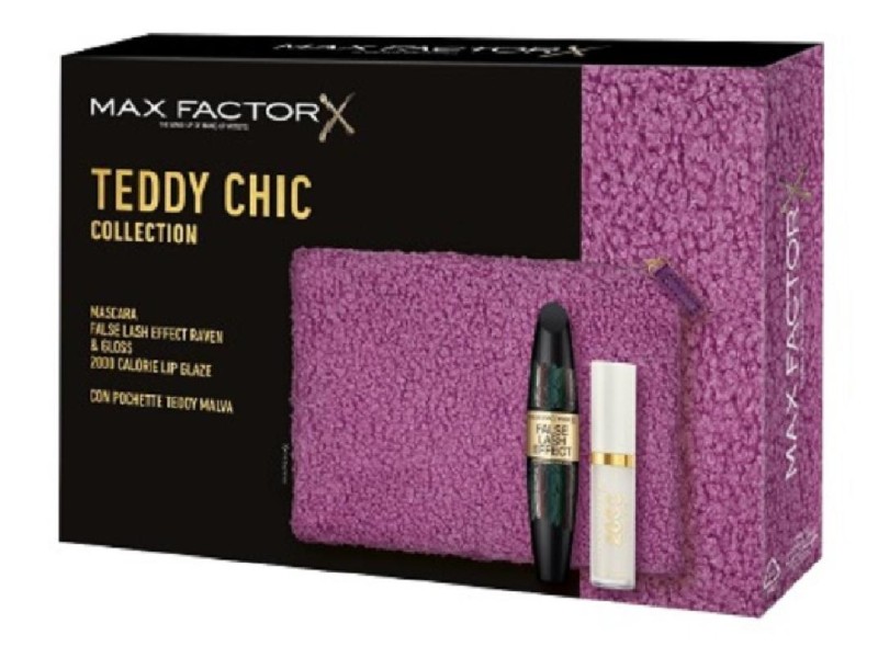 MAX FACTOR COFF MASCARA FLE DEEP RAVEN BLACK+GLOSS 2000 CALO+POCHET 24