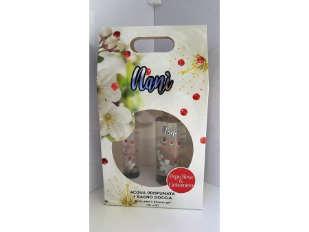NANI PEPE ROSA E GELSOMINO COFFRET A/P 75 ML + S/G 250ML