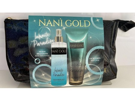 NANI' GOLD POCHETTE INFINITE PARADISE A/P 250 ML+ B/L 200ML