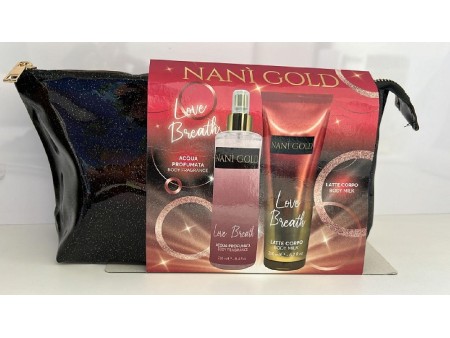 NANI' GOLD POCHETTE LOVE BREATH A/P 250 ML+ B/L 200ML