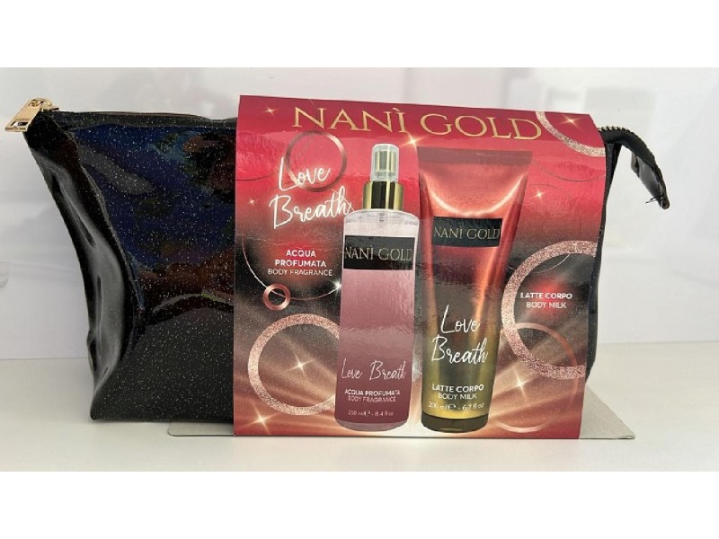 NANI' GOLD POCHETTE LOVE BREATH A/P 250 ML+ B/L 200ML