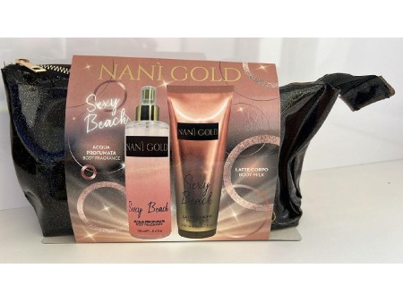NANI' GOLD POCHETTE SEXY BEACH A/P 250 ML+ B/L 200ML