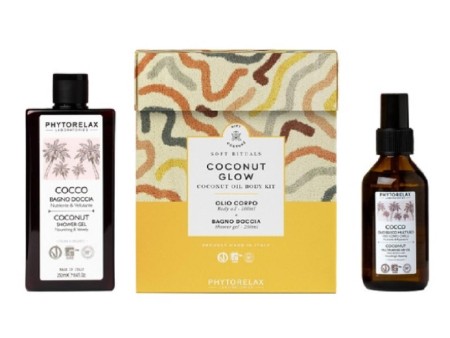 PHYTORELAX COCONUT GLOW COFFRET BAGNODOCCIA 250ML+OLIO SECCO 100ML