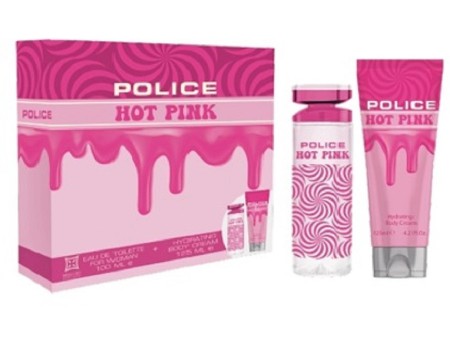 POLICE HOT PINK COFFRET EDT 100ML + B/L 125ML