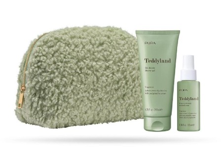 PUPA TEDDYLAND COFFRET A/P 100ML+S/G 200ML+POCHETTE LATTE&PISTACCHIO