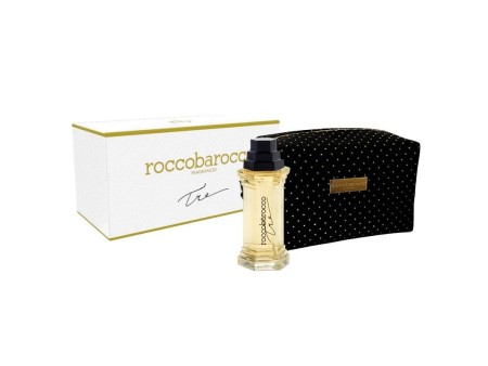 ROCCOBAROCCO TRE WOMAN COFFRET EDP 100ML+POCHETTE NEW 2025