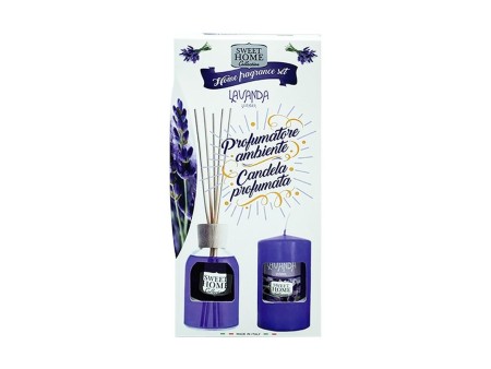 SWEET HOME COFF PROFUMATORE AMBIENTE LAVANDA 100ML+CANDELA