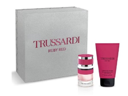 TRUSSARDI RUDY RED COFFRET EDP 60 + B/L 100 ML