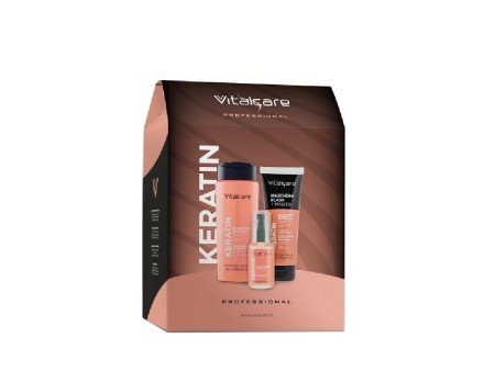 VITALCARE PROFESSIONAL COFFRET KERATIN SHAMPOO+MASCHERA+TRATT RINFORZ