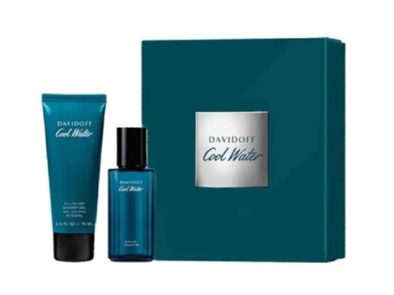 DAVIDOFF COOL WATER UOMO COFFRET EDT 40ML + S/G 75ML NEW 2025