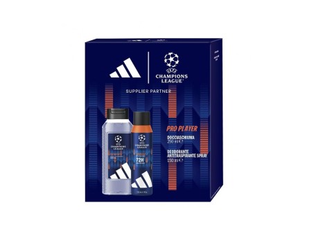 ADIDAS CHAMPIONS LEAGUE COFFRET DEO 150ML + S/G 250ML NEW 2025