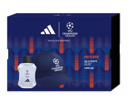 ADIDAS UEFA CHAMPIONS LEAGUE COFFRET EDT 100ML + CAPPELLINO NEW 2025