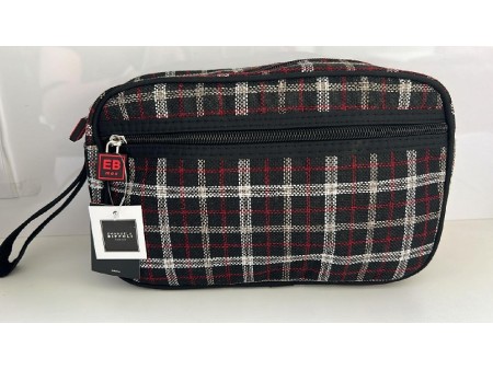 BIFFOLI BEAUTY UOMO GRANDE STAMPA NERA A SCACCHI