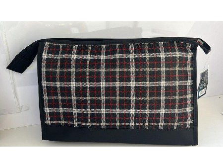 BIFFOLI BEAUTY UOMO PIATTO STAMPA NERA A SCACCHI