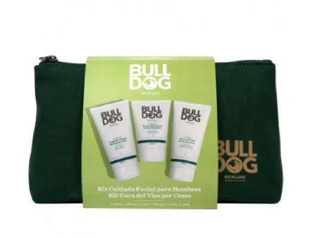BULLDOG COFFRET DETERG VISO 150ML+GEL BARBA 175ML+CREMA 100ML+POCHETTE
