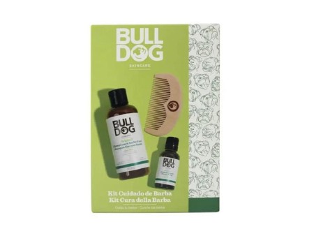 BULLDOG COFFRET SHAMPOO E BALSAMO 200 ML + OLIO BARBA 30 ML + PETTINE