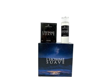 CAPUCCI L'HOMME SUAVE COFFRET EDT 100 ML + S/G 250 ML NEW 2025