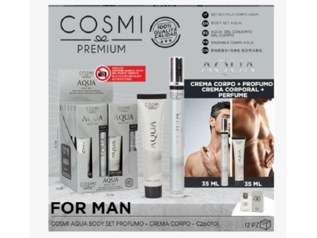 COSMI ACQUA COFFRET EDT 35 ML + C/C 35 ML