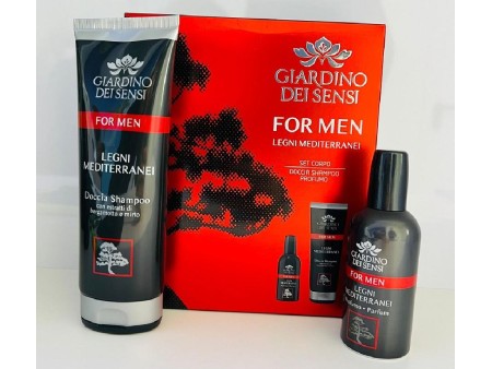 GIARDINO DEI SENSI FOR MEN LM COFFR PROFUMO 100ML+DOCCIASHAMPOO 250ML
