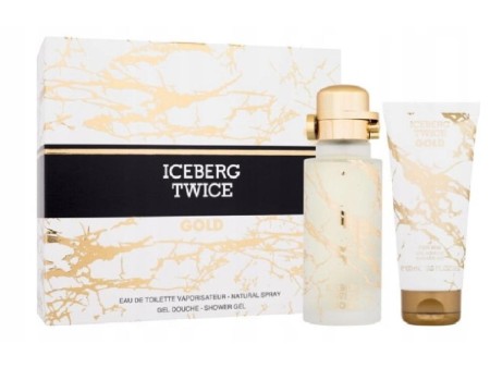 ICEBERG TWICE GOLD FOR HIM COFFRET EDT 125 ML VAPO + S/G 100ML