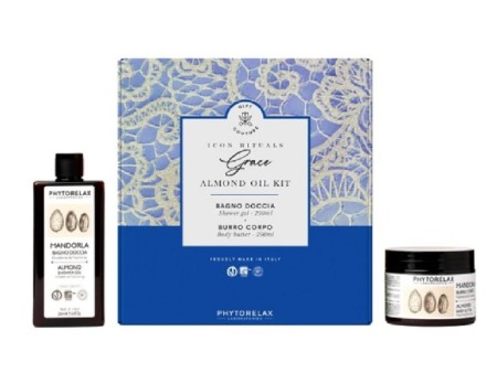 PHYTORELAX ICON RITUALS COFFRET S/G 250ML+BURRO CORPO 250ML MANDORLA
