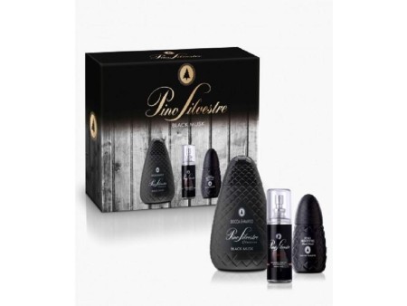 PINO SILVESTRE BLACK MUSK COFFRET EDT 75 ML+ DEO 100 ML+S/G 400 ML