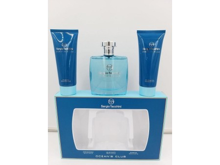 SERGIO TACCHINI OCEAN'S CLUB COFFRET EDT 100ML+AS 100 ML+ S/G 100ML